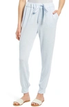 1.state Cozy Knit Joggers In Pale Blue Heather