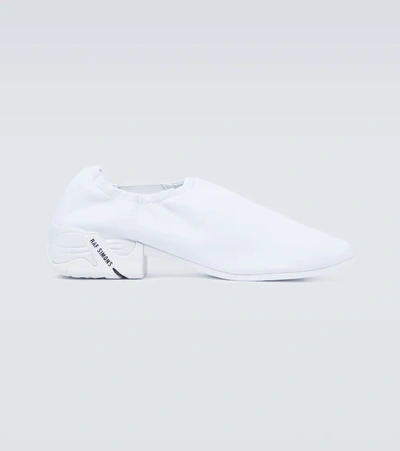 Raf Simons White Solaris-1 Low Slip-on Leather Sneakers Raf Simons White Solaris-1 Low Slip-on Leather Sneakers