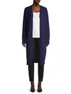 Amicale Women's Cashmere Duster Cardigan Sweater In Charcoal