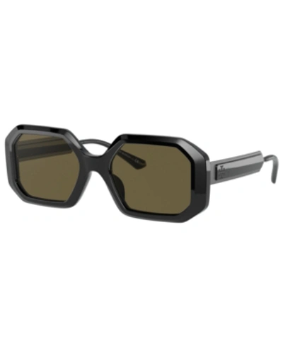 Tory Burch Solid Smoke Irregular Ladies Sunglasses Ty7160u 183513 52 In Black