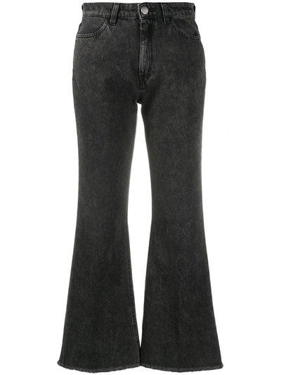 Pt01 Cropped Jeans In Black