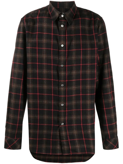 Zadig & Voltaire Check Button-down Shirt In Black