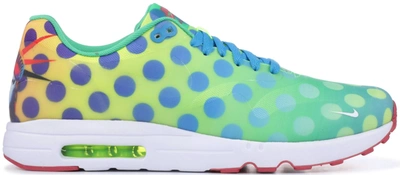 Pre-owned Nike  Air Max 1 Ultra 2.0 Pop Art Polka Dots In Gamma Green/clear-dynamic Blue-pink Clay