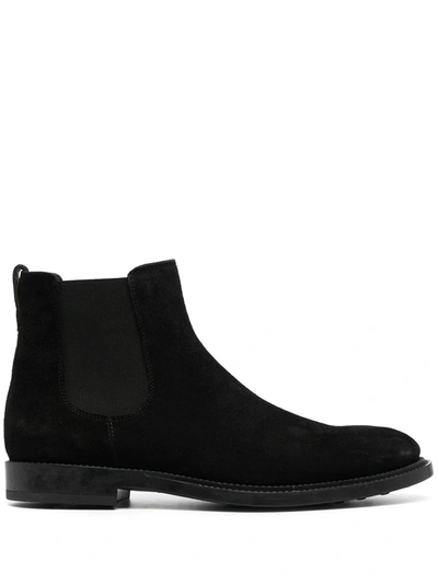 Tod's Chelsea Ankle Boots In Black