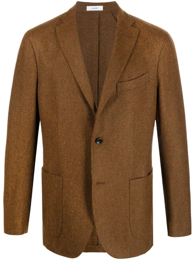 Boglioli Classic Tailored Blazer In Brown