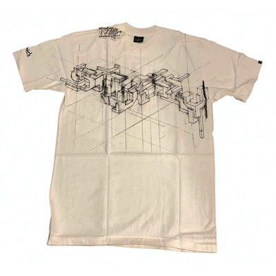 Pre-owned Stussy White Cotton T-shirt
