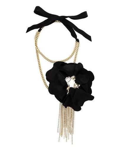 Lanvin Floral Embellished Necklace