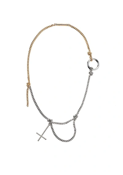 Alexander Wang Station Necklace In Gold