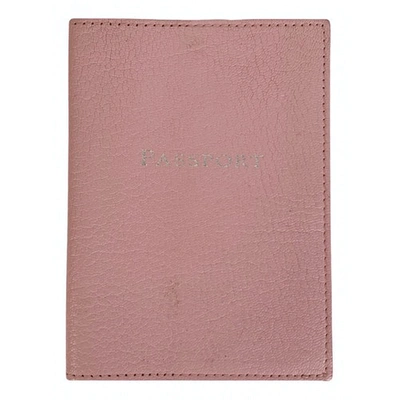 Pre-owned Tiffany & Co Leather Purse In Pink