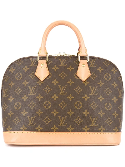 Pre-owned Louis Vuitton Alma Tote Bag In Brown