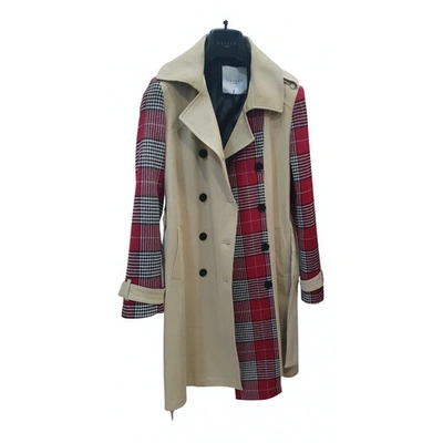 Pre-owned Gaelle Paris Coat In Beige