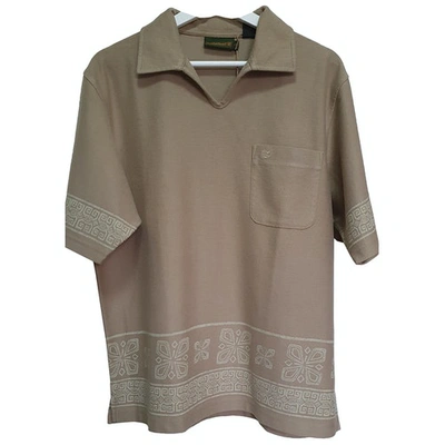 Pre-owned Timberland Polo Shirt In Camel