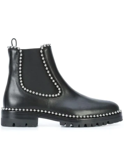 Alexander Wang Spencer Studded Leather Chelsea Boots In Black