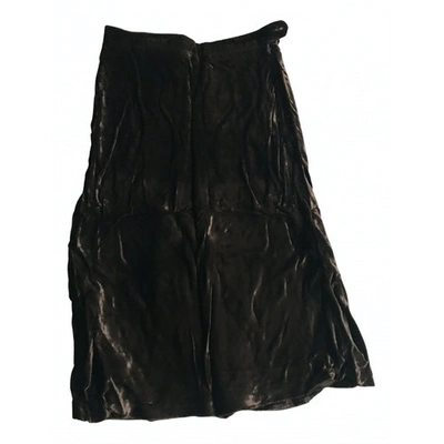Pre-owned Paul Smith Velvet Mid-length Skirt In Brown