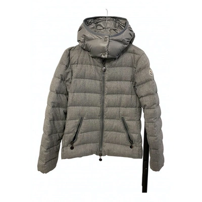 Pre-owned Moncler Classic Puffer In Grey