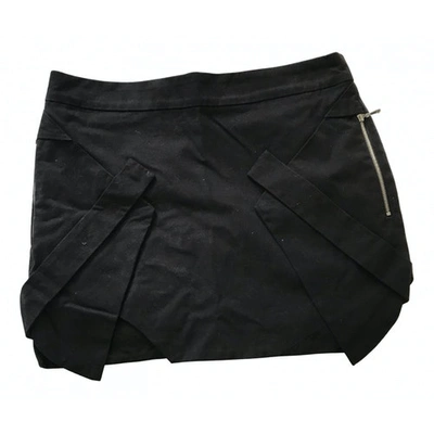 Pre-owned Ksubi Black Cotton Skirt