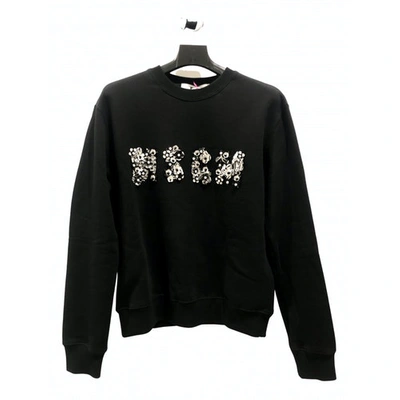 Pre-owned Msgm Black Cotton Top