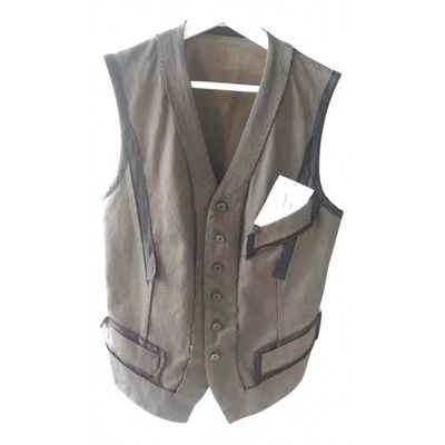 Pre-owned Y's Vest In Green