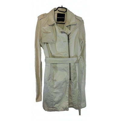 Pre-owned American Retro Trench Coat In Beige