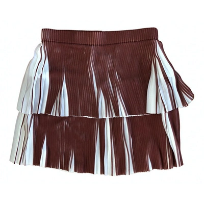 Pre-owned Designers Remix Mini Skirt In Red