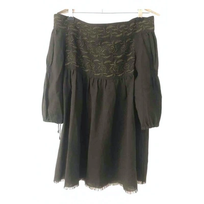 Pre-owned Isabel Marant Wool Blouse In Khaki
