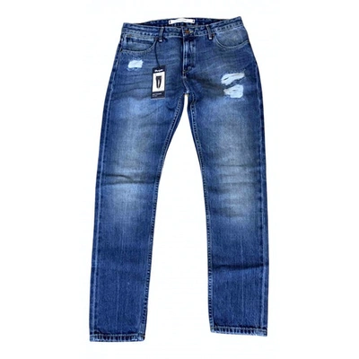 Pre-owned Wrangler Blue Cotton - Elasthane Jeans