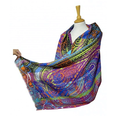 Pre-owned Etro Multicolour Linen Scarf