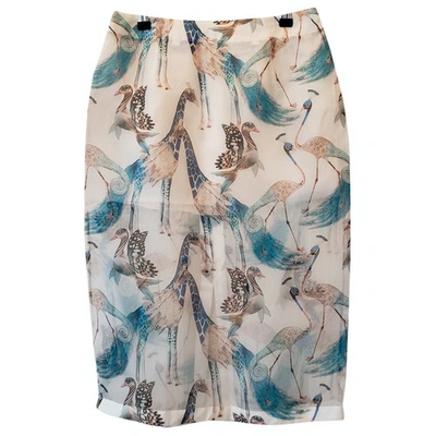 Pre-owned La Perla Silk Mid-length Skirt In Multicolour