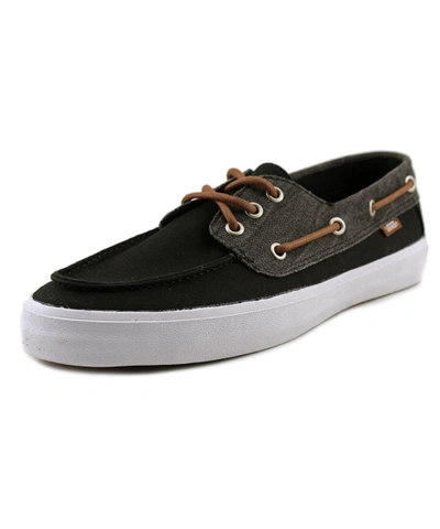 Vans Chauffeur Sf Men Moc Toe Canvas Black Boat Shoe' | ModeSens