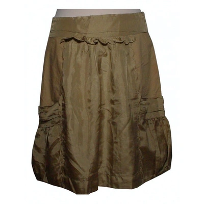 Pre-owned Alberta Ferretti Silk Skirt