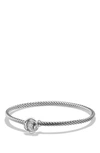 David Yurman Women's Crossover Infinity Bracelet With Diamonds In Pave Diamonds