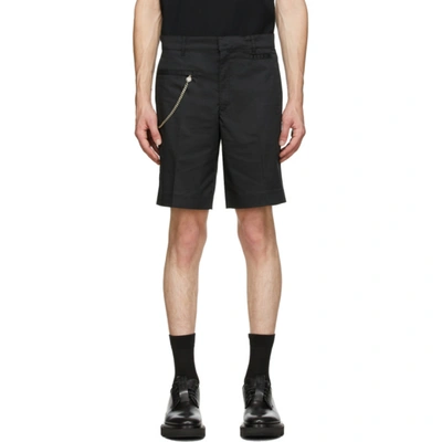 Givenchy Black Bermuda Shorts In 001-black