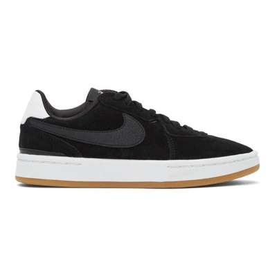 Nike Court Blanc Se Low Top Sneaker In 003 Black