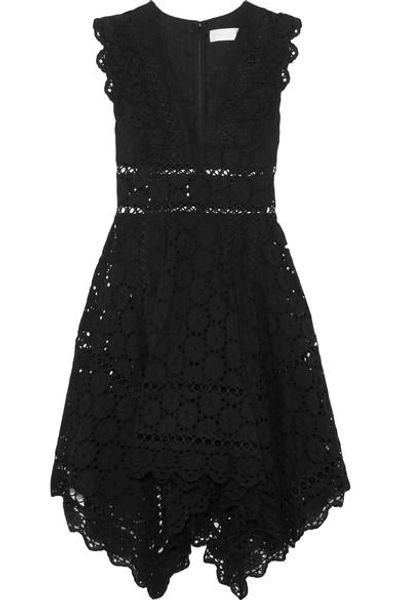 latina in mini dress FARM Rio Latina Scarf Black Mini Dress | Print | Size S