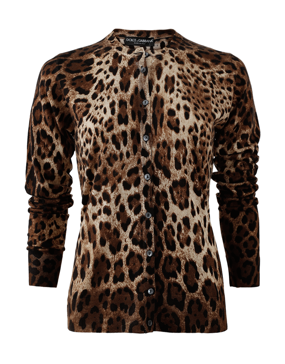 Dolce & Gabbana Leopard Cardigan | ModeSens