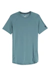 Under Armour Raid 2.0 Crewneck T-shirt In Lichen Blue / / Black