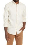 Nn07 Levon 5159 Slim Fit Flannel Button-down Shirt In Creme