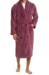 Majestic Past And Present Plush Robe In Cabernet