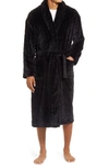 Majestic Crossroads Plush Robe In Black