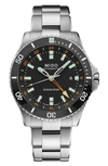 Mido Ocean Star Captain Gmt 44mm Black Dial Ceramic Bezel Steel Bracelet Watches