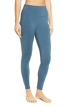 Alo Yoga Airbrush High Waist Leggings In Deep Jade