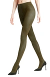 Falke Pure Matte 50 Opaque Tights In Military
