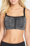 Le Mystere High Impact Underwire Sports Bra In Charcoal