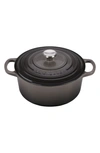 Le Creuset 3 1/2-quart Signature Round Enamel Cast Iron French/dutch Oven In Oyster