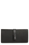 Loewe Large Leather Wallet In Black