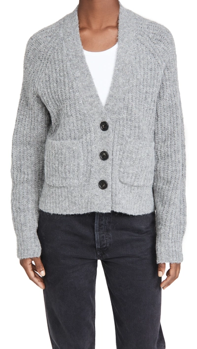 A.l.c Cleveland Button Cardigan In Grey