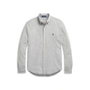 Polo Ralph Lauren Featherweight Mesh Shirt In Grey