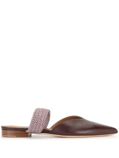 Malone Souliers Maisie Flat Mules In Purple