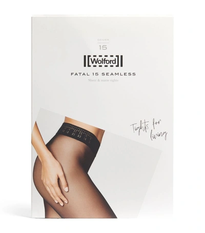 Wolford Seamless Fatal 15 Tights In Black