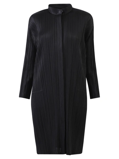 Issey Miyake Pleats Please By  Pleated Dress In Black